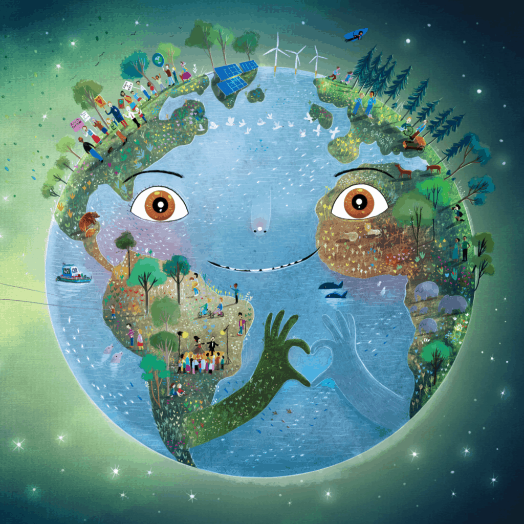 Notre planète, rien ne vaut la terre Illustration jeunesse - Ti'zAmie