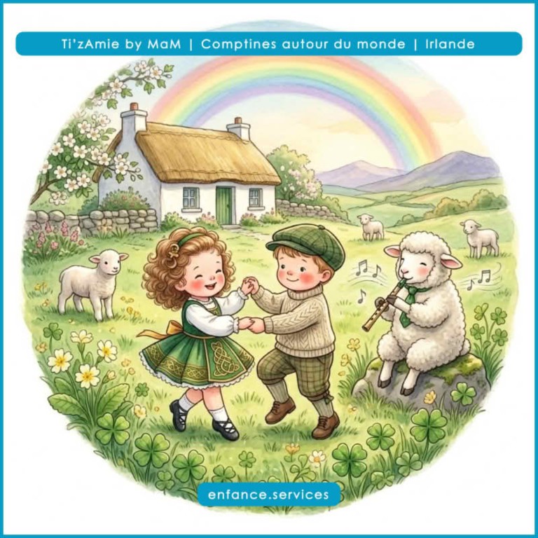 Comptines autour de monde | Irlande | Mathilde & Magali, assistantes maternelles Comptines autour de monde | Irlande | Ti'zAm.ie by MaM