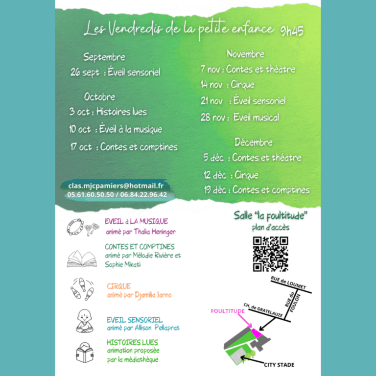 " Les vendredis de la petite enfance " Ti'zOursons d'Ariège - Le portail des enfants et des familles en Ariège