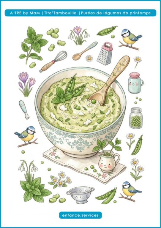 Purées printanières | Tite'Tambouille | A·TRE by MaM