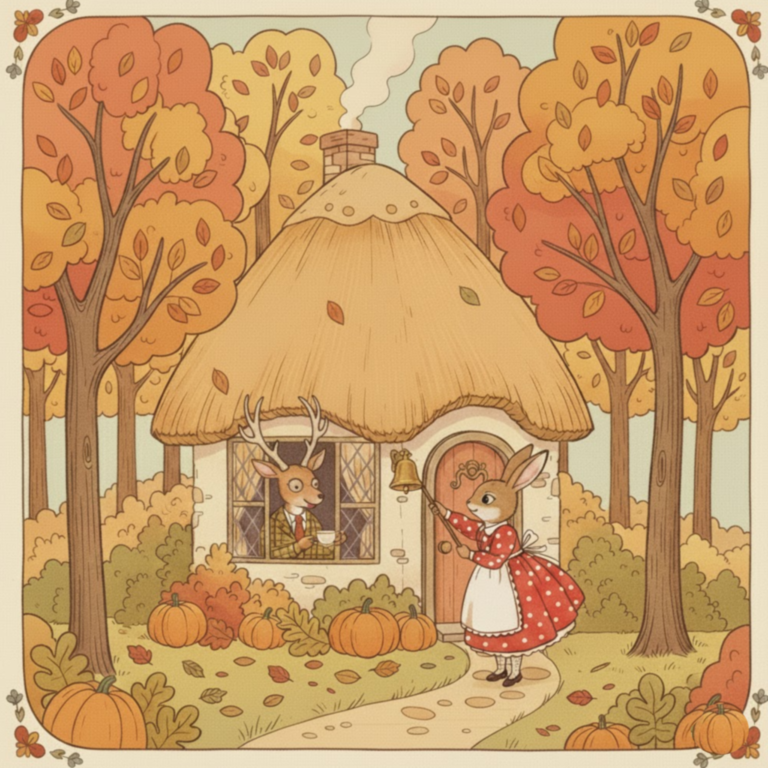 Comptine mimée, Dans sa maison un grand cerf | MaM & Enfance point Services