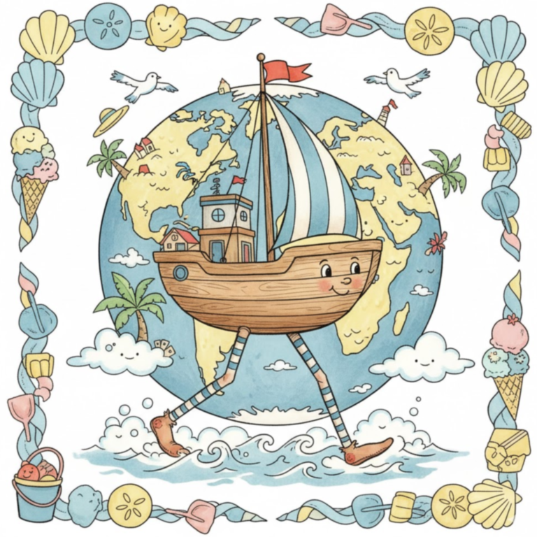 Comptine Maman, les petits bateaux | MaM & Enfance point Services