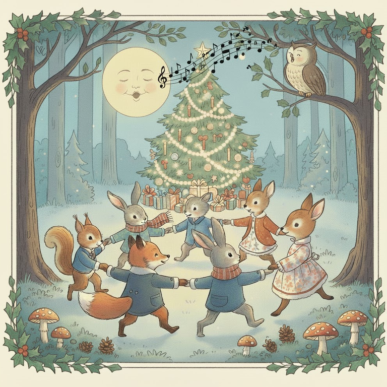 Chant de Noël, Noël en forêt Chant de Noël, Noël en forêt | MaM & Enfance point Services