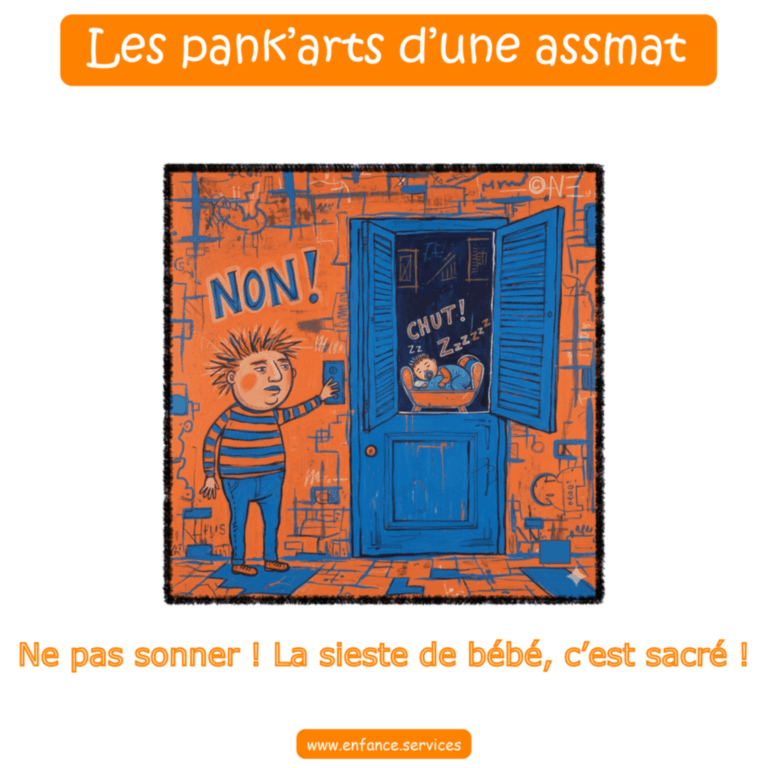 "La sieste, c'est sacré" Les pank'arts d'une assmat