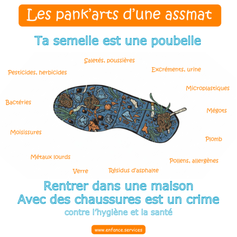"Un crime contre l'hygiène et la santé" es pank'arts d'une assmat - by Am.ie
