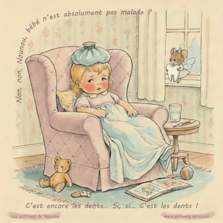 "C'est les dents" Les sottises de Nounou