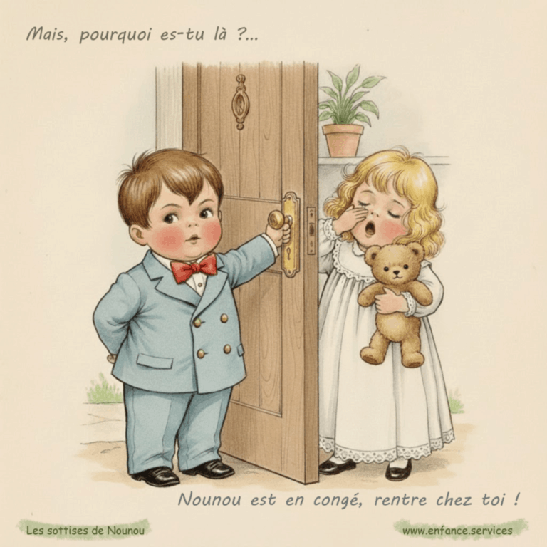 "Nounou est en congé, rentre chez toi" Les sottises de Nounou