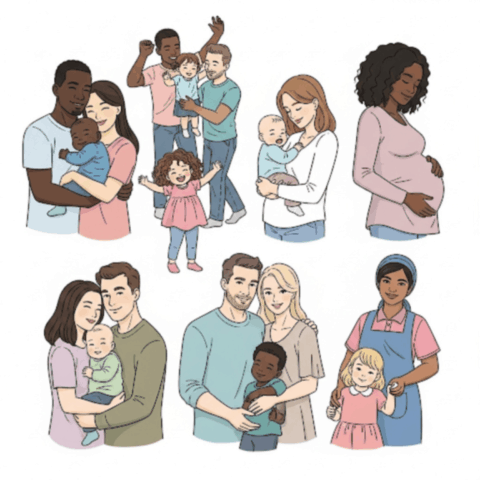 Être parent - Accompagnement à la parentalité - by Am.ie